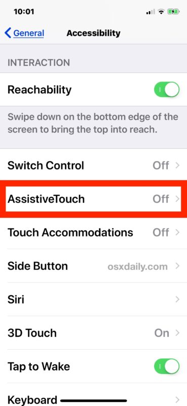 How to enable a touchscreen Home button on iPhone or iPad