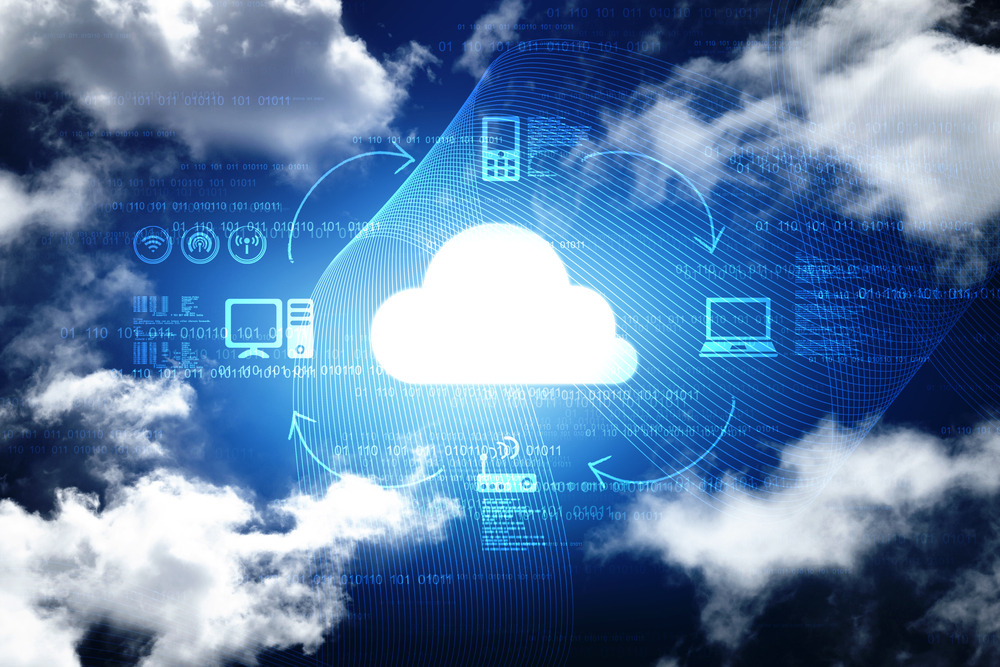 Облако ISP фото. Cloud hosting illustration.