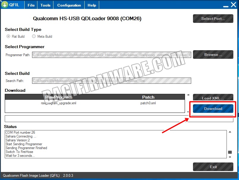 Qualcomm hs usb qdloader 9008