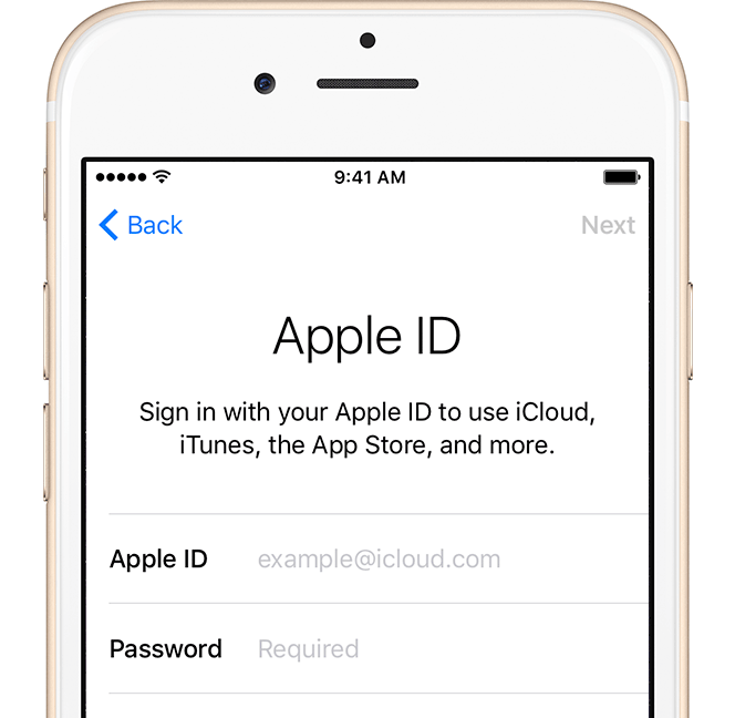 Как удалить apple id