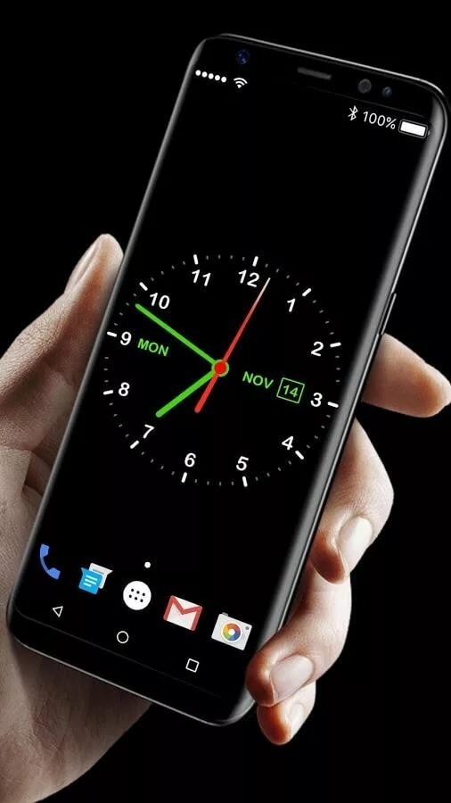 Сама установить на телефон. Часы на экран смартфона. Экран смартфона с часами. Крупные часы на экран смартфона. Аналоговые часы для андроид.