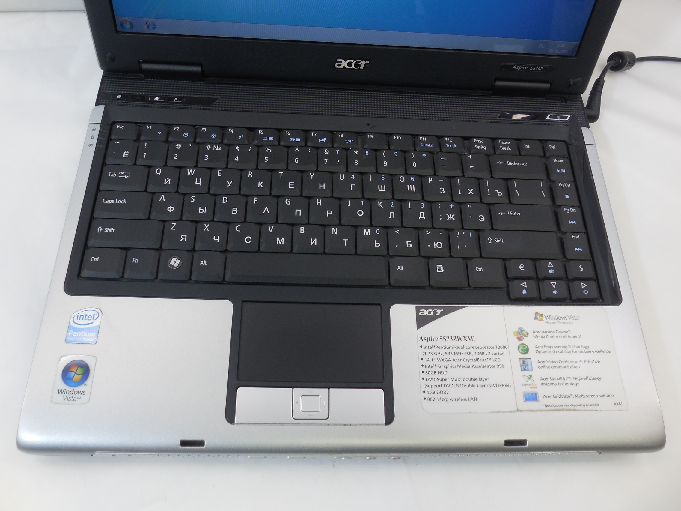 Acer v203h не включается