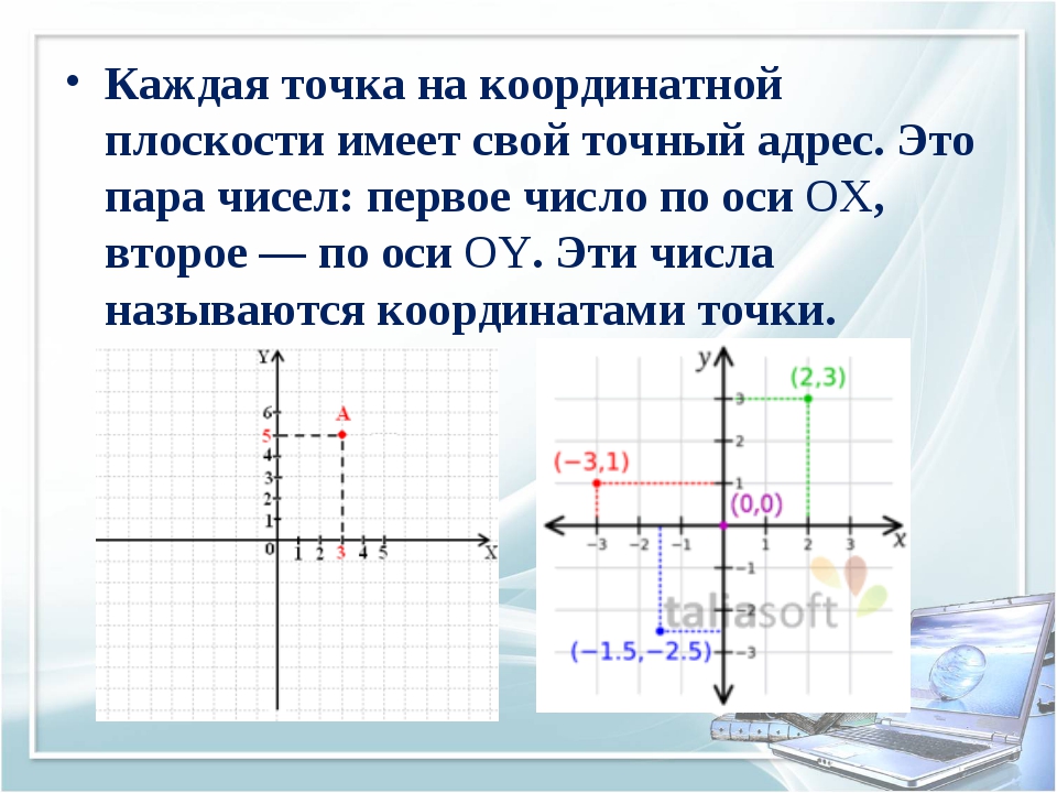 На каждой из координатных плоскостей