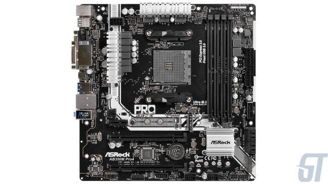 Лучшая Micro ATX материнская плата AMD: ASRock AB350M Pro4