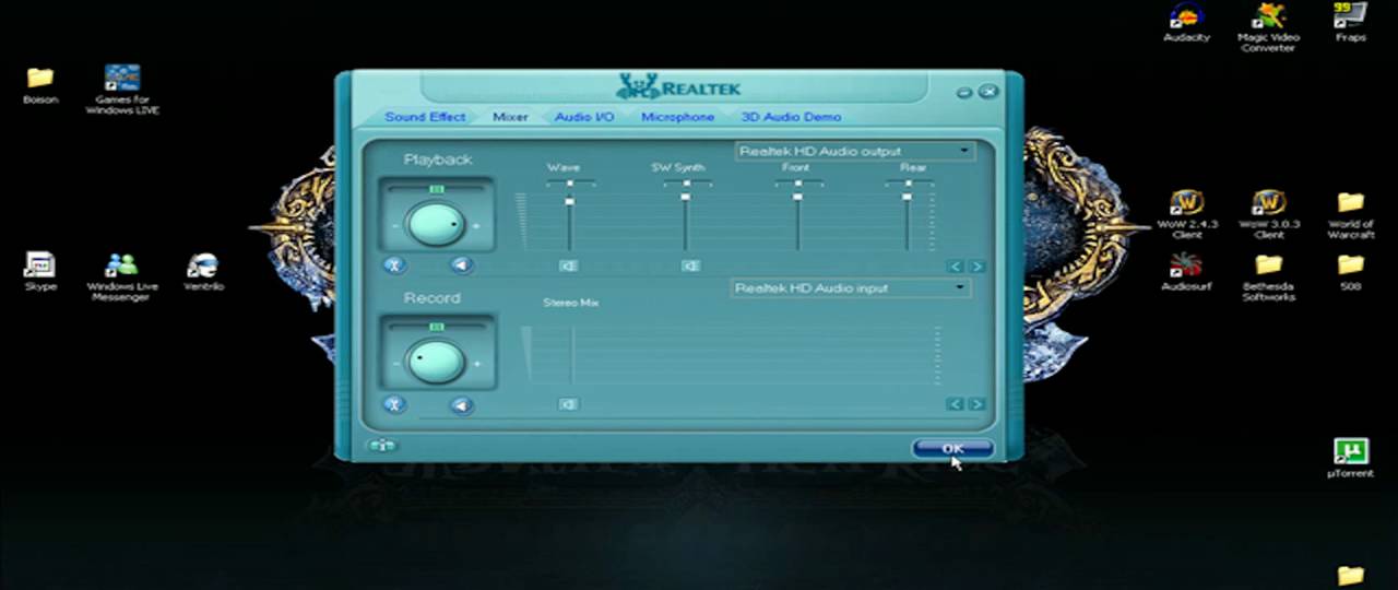Realtek программа для настройки звука windows 10 торрент