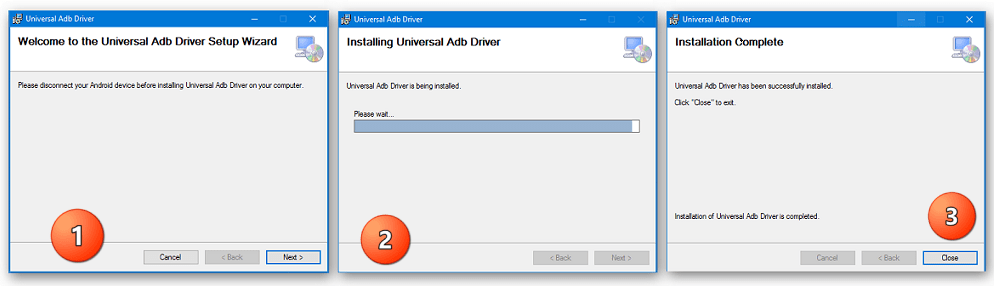 Universal ADB Driver установка