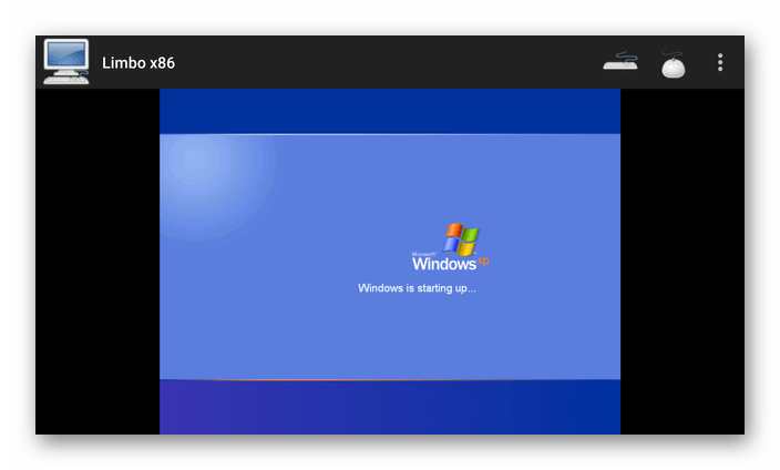Успешный запуск ОС Windows в эмуляторе Limbo на Android