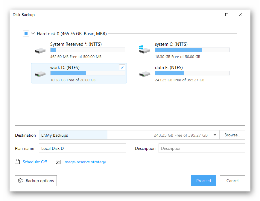 Использование программы EASEUS Todo Backup для клонирования жестких дисков