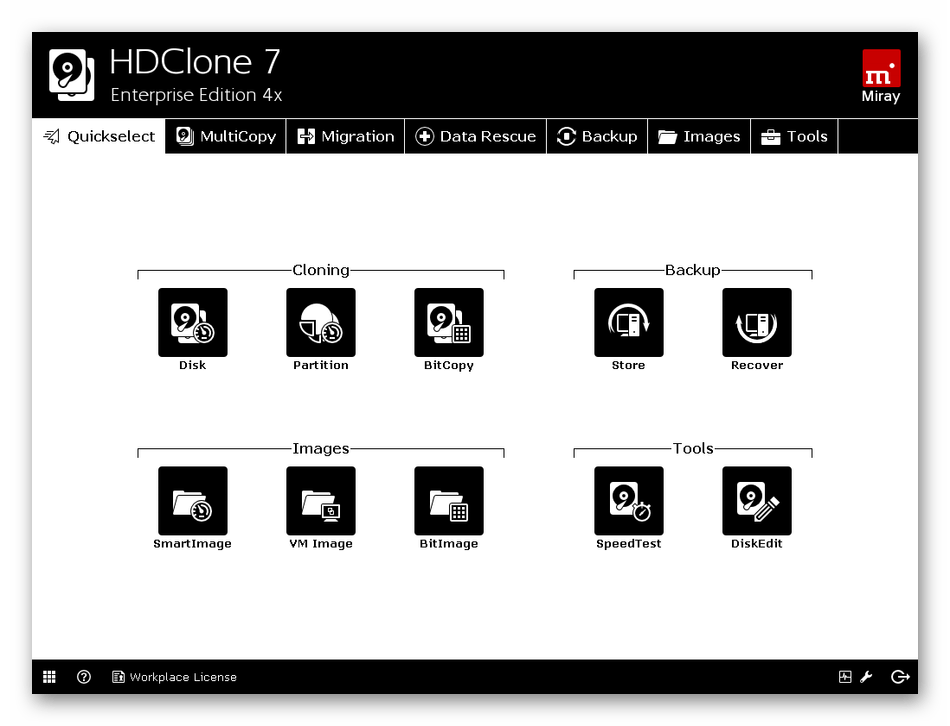 Использование программы HDClone для клонирования жестких дисков