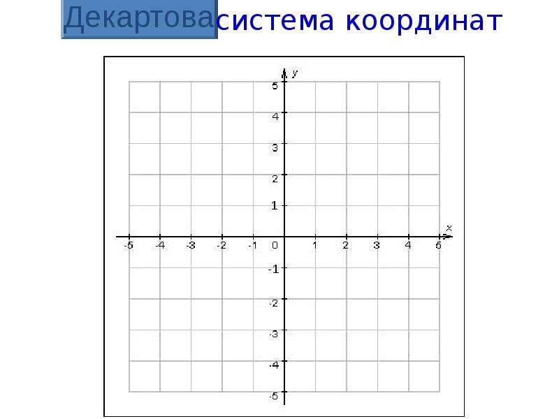 Элементы координатной плоскости