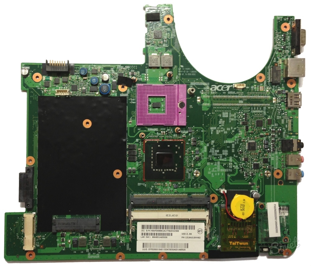 Как узнать менялась ли материнская плата в ноутбуке
