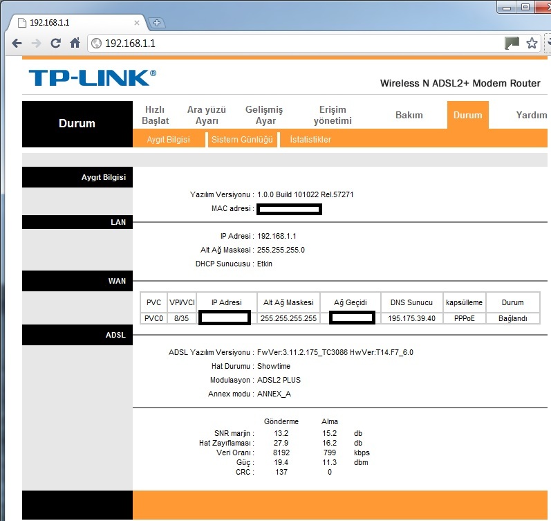 Скачать настройки модема tp link