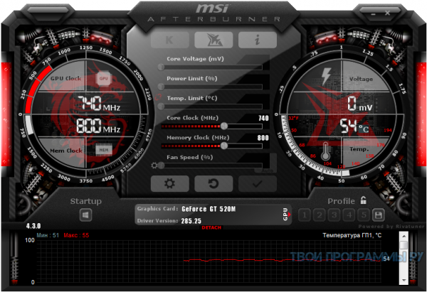 MSI Afterburner русская версия