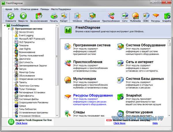 Fresh Diagnose новая версия