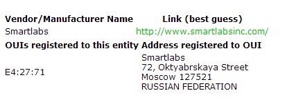 Узнаем производителя по мак-адресу и определяем потери пакетов из удаленной системы. Узнаем производителя по мак-адресу и определяем потери пакетов из удаленной системы.