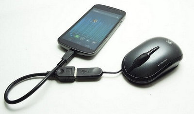 otg adapter and usb mouse