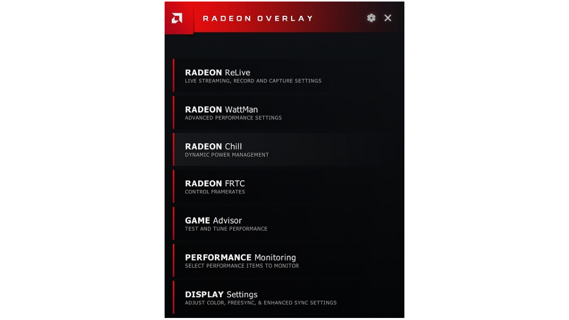 Adjust Radeon Chill Using Radeon Overlay