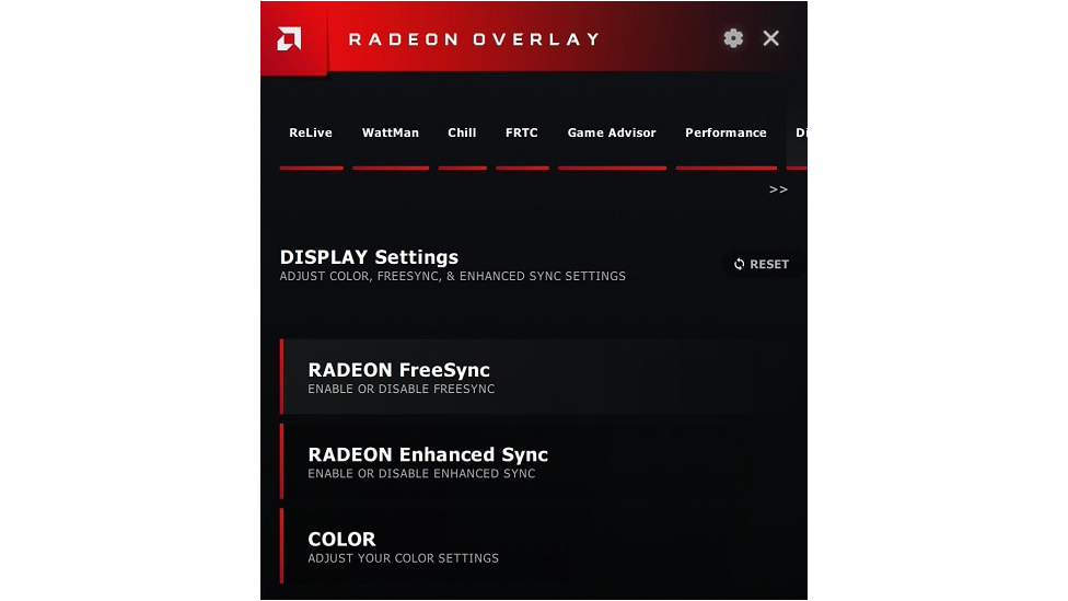 Click on Display Settings and select Radeon FreeSync