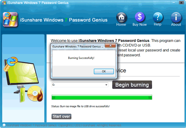 create password reset disk