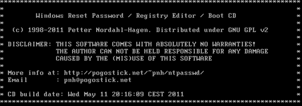 reset win 7 password with chntpw