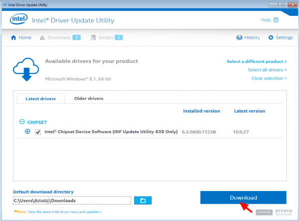 Intel® Driver Update Utility download